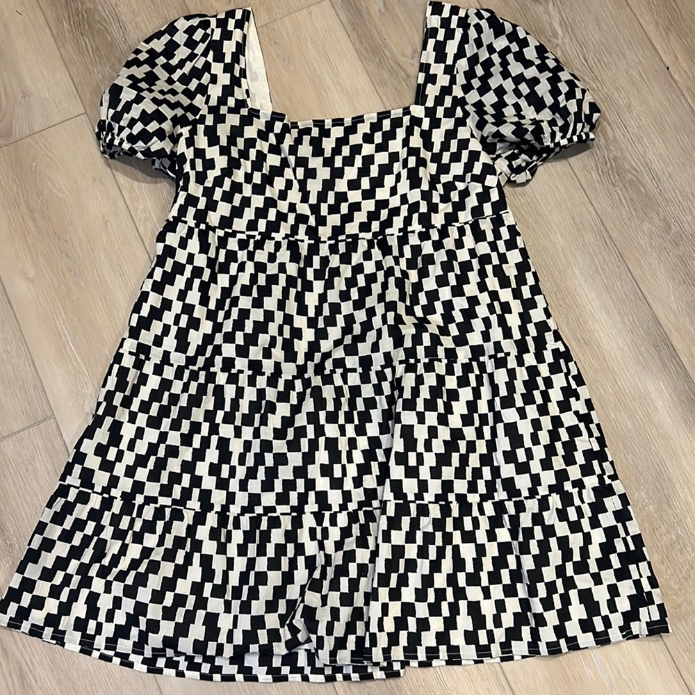 Checkered Dress - worn once - M